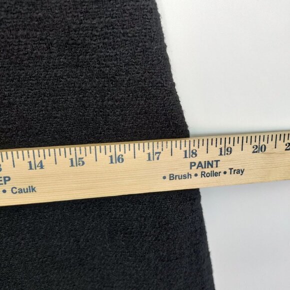 Zara Lace Round Neck Fringe Cap Sleeve  Crepe Mini Dress Medium Black - Picture 14 of 15